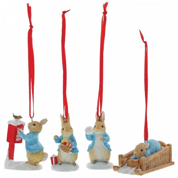 Christmas Decoration Set: Peter Rabbit (Figurines - Set of 4) - Tales for Tadpoles
