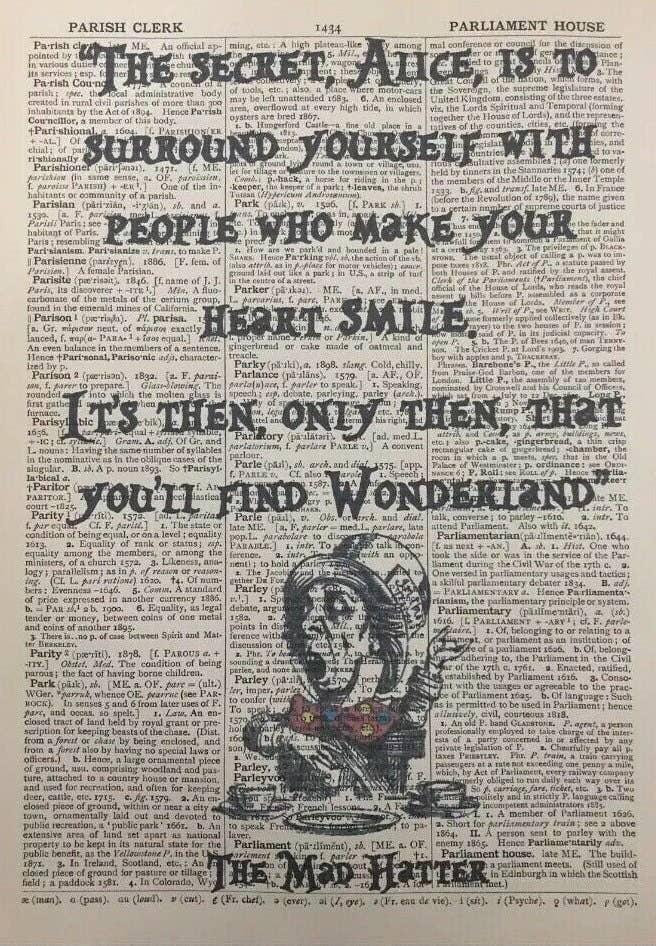 Print: John Tenniel - The Mad Hatter, The Secret