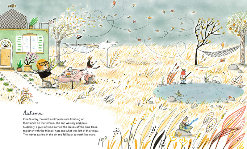 Emmett and Caleb by Karen Hottois, illustrated by Delphine Renon