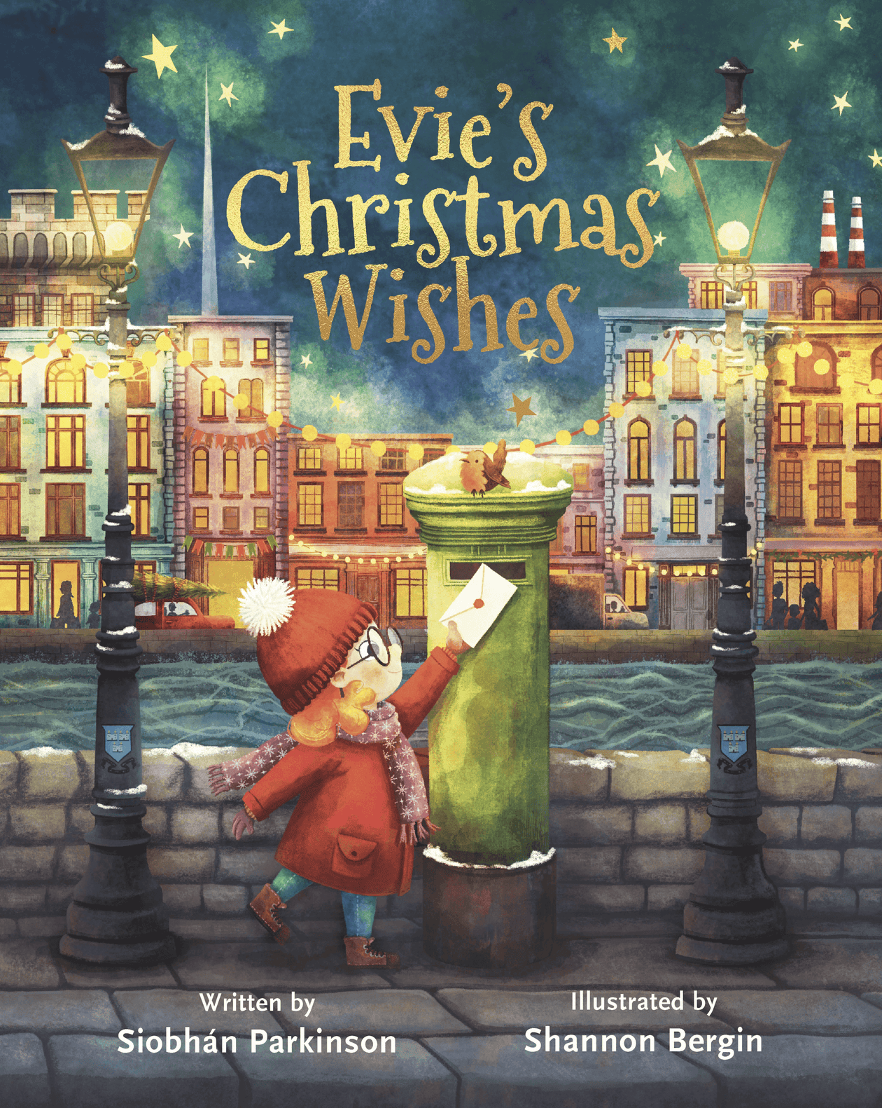 Evie's Christmas Wishes by Siobhan Parkinson, illustrated by Shannon Bergin