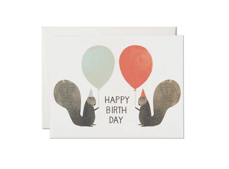 Greeting Card: Jon Klassen - Birthday Party Squirrels - Tales for Tadpoles
