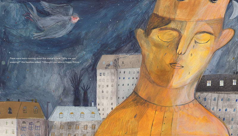 The Happy Prince by Oscar Wilde adapted and illustrated by Maisie Paradise Shearing