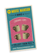 Mouse Mansion: Miniature Ceramic Cups