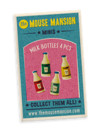 Mouse Mansion: Miniature Milk Bottles