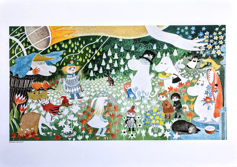 Moomin Pull Out Prints - Tove Jansson's Art and Pictures