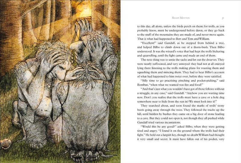 J.R.R. Tolkien: The Hobbit, illustrated by Jemima Catlin - Tales for Tadpoles