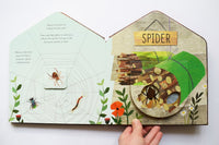 Libby Walden: Bug Hotel - A Lift - the - Flap Book of Discovery, illustrated by Clover Robin - Tales for Tadpoles