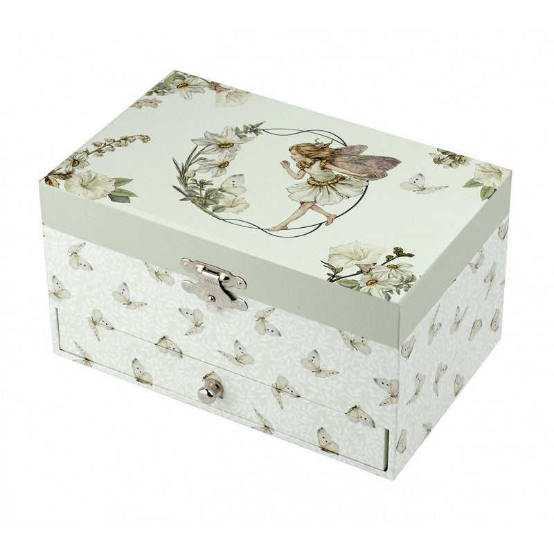 Musical Jewellery Box: The Flower Fairies (with Drawer)