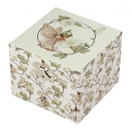 Musical Jewellery Box: The Flower Fairies- Narcissus (Cube)