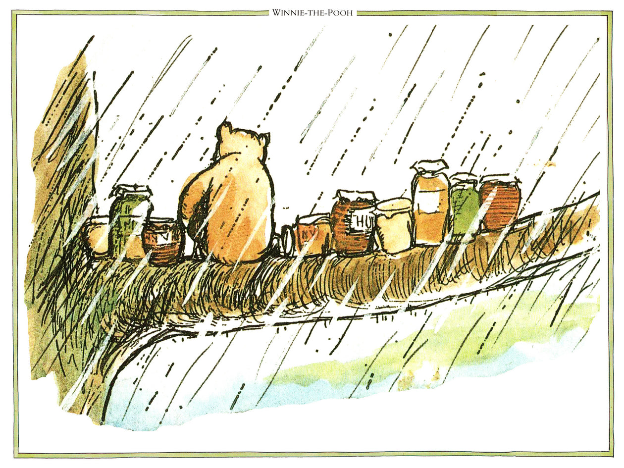 Winnie the Pooh Honey Print