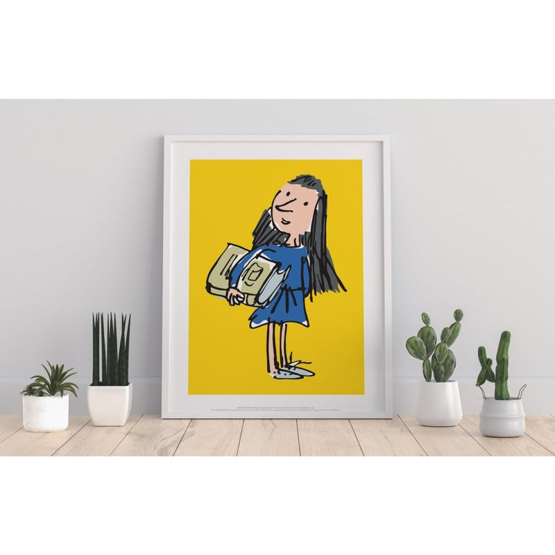 Print: Roald Dahl - Matilda (yellow background) - Tales for Tadpoles